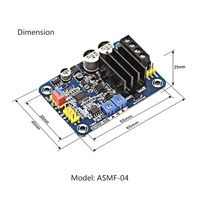 Carte de commande PCB ASMF-04 monocanal à couple élevé 500 Nm pour robot DIY, servo haute performance 12V-24V 10A, version améliorée ASMF-03