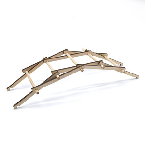 Kit de puente científico DIY, juguete educativo de madera para niños de 7 a 9 años, modelo de aprendizaje de mecánica, conjunto de construcción. - Product Image 1