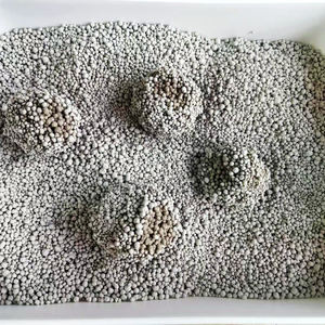 Sıcak satış topu şekilli Bentonite kedi kumu Oem / Odm çok koku düşük toz güçlü topaklanmayan kedi kumu kum - Product Image 1