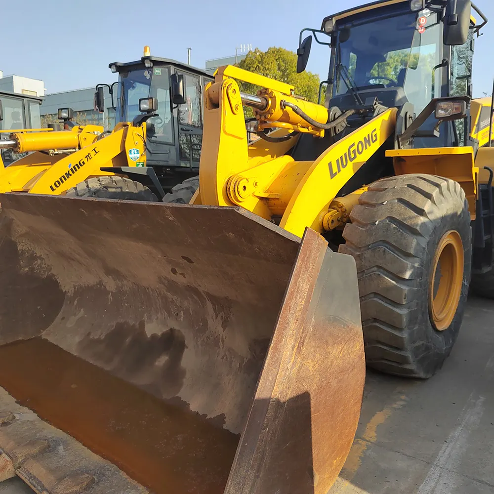 5 Ton mesin konstruksi Cina bekas harga murah Liugong Wheel Loader CLG856 untuk penjualan