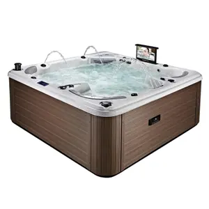 2017 Cơ Thể Spa Acrylic Whirlpool Máy Bay Phản Lực Massage Hot Ống