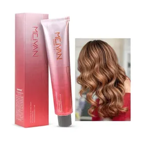 Natural Professional Permanent Mahogany Hair Color Cream Chestnut Brown Dyeing Cream