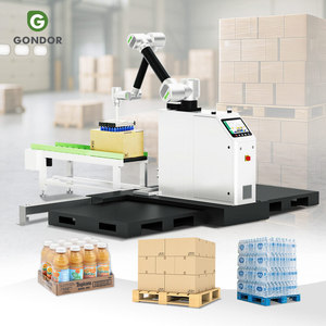 Ce Rotary Automatic Corrugated Cobot Carton <b>Stacking</b> System Palletizer Robot - Product Image 1