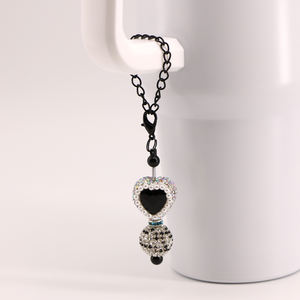 Beadable Tumbler Paille Pendentif Tasse Décor Accessoire Charmes Rustless Beadable Silicone Tumbler Bijoux Chaîne Bar pour Dame Cadeau - Product Image 6