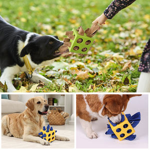 Giocattolo interattivo intelligente per cani da compagnia per alimenti TPR Puzzle Feeder materiale di peluche 5cm Dispenser per animali domestici gioco di arricchimento per cani <span class=keywords><strong>gatti</strong></span> - Product Image 6