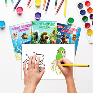 Libros de Colorear Pequeños para Niños, Regalos de Cumpleaños para Ejercitar el Reconocimiento de Colores y la Habilidad Práctica de los Niños - Product Image 1