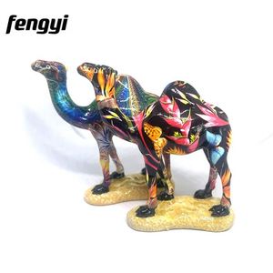 Recuerdos Personalizados de Fábrica, Artesanía de Resina, Figura de Camello, Decoración Ecológica con Impresión por Transferencia de Agua, Adornos Decorativos para el Hogar - Product Image 1