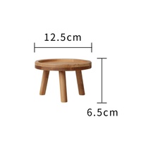 Rak Bunga Kayu Bambu Kreatif Modern - Desain Minimalis Multifungsi untuk Pot & Mangkuk Bunga