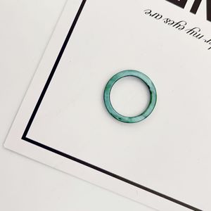 Cổ Điển Đơn Giản Mix Acetate Mở Vòng Cô Gái Ngọt Ngào Màu Hồng Trong Suốt Đá Cẩm Thạch Rùa Niche Nhựa Đồ Trang Sức Nhẫn Cho Phụ Nữ - Product Image 4