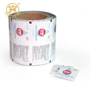 Desinfectante de manos personalizado, almohadilla de Alcohol para lavado de manos, embalaje de Gel, papel de aluminio, película de plástico, rollos de bolsita - Product Image 1