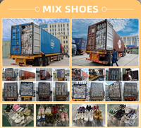 Chaussures d'occasion pour femmes, lots de chaussures d'occasion, chaussures mixtes usagées