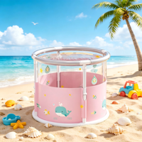 Baignoire pliable transparente en PVC pour bébé, sans BPA, portable, 60+ gallons, pour nouveau-né et tout-petit, usage domestique intérieur – Meilleure vente
