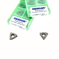 DESKAR 16ERM1.0ISO/AG60/14W 16IRM1.0ISO/AG60/14W LF6118 Plaquette de filetage indexable en carbure pour machine-outil CNC