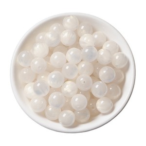 Cuentas de Resina Imitación Ojo de Gato con Diseño de Cielo Estrellado de 8mm, Accesorios de Joyería DIY, Cuentas Sueltas para Pulseras y Collares - Product Image 5