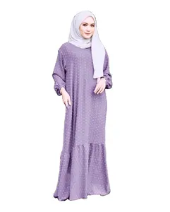 Großhandel neues Design Chiffon Abaya Dubai schwarz für Frauen Dubai Abaya in Neuankömmling Dubai Abaya Muslim Kleid