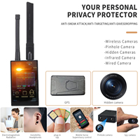 Scanner de sécurité pour la confidentialité, détecte les caméras espionnes dans les Airbnb et les hôtels, détecte les dispositifs cachés, détecteur RF/magnétique/à lentille