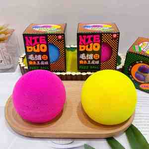 Nouvelle balle en peluche virale en maltose, jouet à presser qui change de couleur, super douce, portable, anti-stress, cadeau créatif pour enfants et adultes, jouet de bureau - Product Image 2