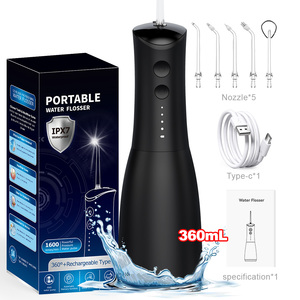 Hydropulseur Dentaire Portable Sans Fil 360ML IPX7 pour Nettoyage des Dents, Protection Complète, Vente en Gros OEM ODM - Product Image 1
