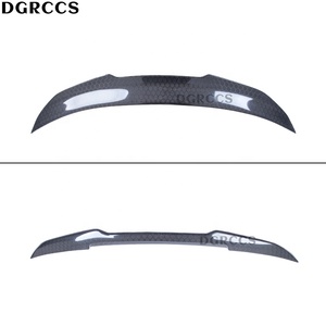 Original for Q50 Q50S Q50L PSM Style Honeycomb Carbon Fiber Non Perforated <b>Rear</b> <b>Spoiler</b> Trunk Wing 2013-2023 Carbon - Product Image 3