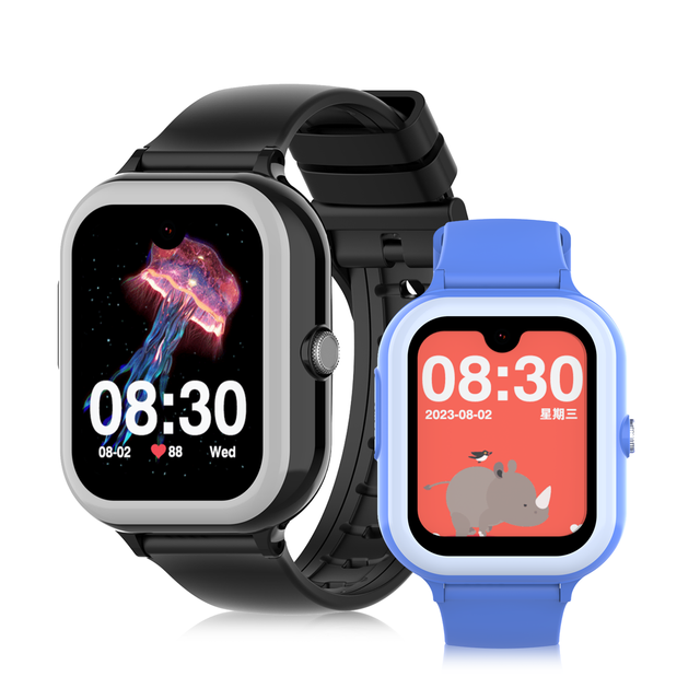 VM01 Amoled Screen 4G GPS Kids GPS Smart Watch IP67 Waterproof LBS WiFi Location 4G Sim SOS Video Call Smartwatch for Kids