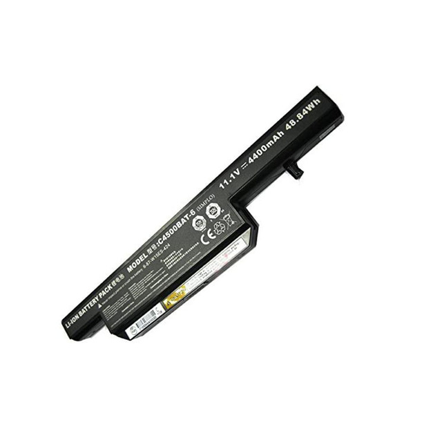 Laptop Battery for Clevo BAT-B5105M C4100 C4500 C4500BAT-6 C4500Q 4400Mah 6 Cell
