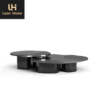Table basse italienne sur mesure pour salon, table basse rectangulaire en marbre, table basse italienne moderne de luxe