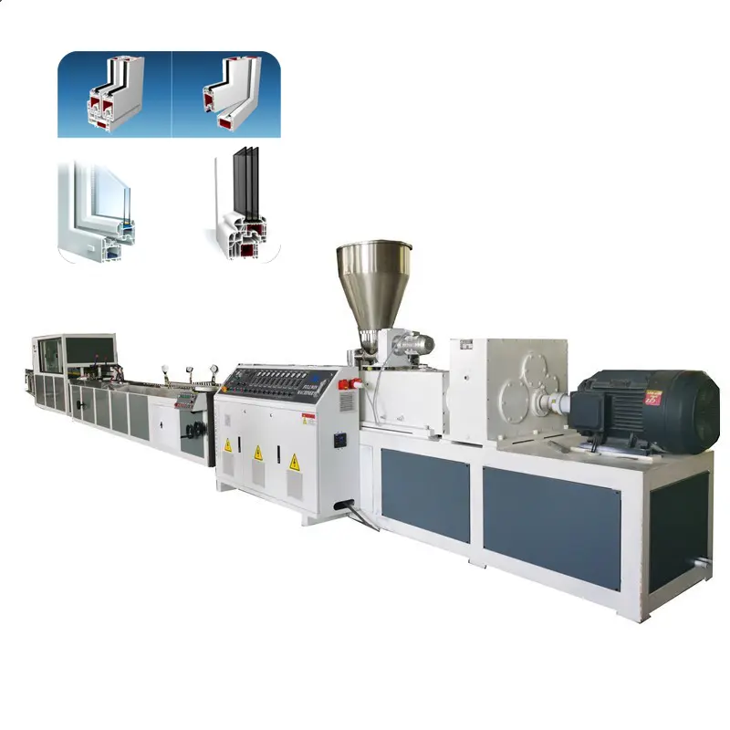 Fullwin machinery SJ65/132 Plastic PVC window and door profiles Extrusion Making Machine supplier