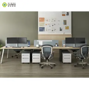 कर्मचारी डेस्क काम स्टेशन प्रणाली फर्नीचर कार्यालय डेस्क उत्पाद