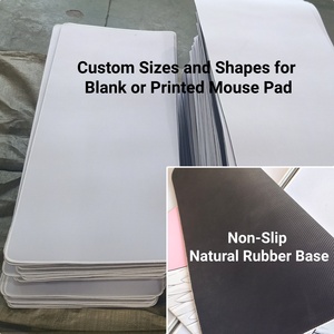 Tapis de souris de jeu grand format blanc vierge pour sublimation, en caoutchouc, tailles personnalisées, fabrication ODM en usine, pour impression - Product Image 2