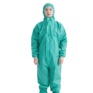 Ropa de Seguridad Desechable Ligera de Material SS, Overol de Cuerpo Completo, Antiestático, Impermeable, Nivel de Protección C, para Fábrica de Alimentos - Product Image 1