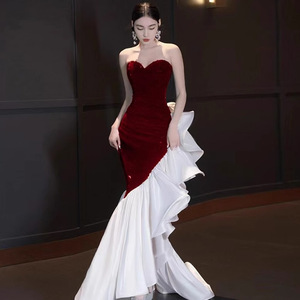 Deals Latest Designer Red Evening Dresses Elegant Floral Print | Alibaba.com