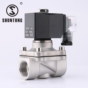 Vanne solénoïde Shun 1/2 po en laiton normalement fermée pour le contrôle de l'eau 24V DC 20W Interrupteur de pipeline - Product Image 4