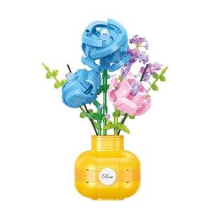 Plástico Compatible para Ladrillos, Flores de Rosa Preservadas, Perfume para Parejas, Bloques de Construcción, Decoración de Juguetes DIY - Regalo Perfecto para - Product Image 5