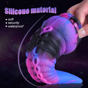 Dildo de tentáculo de pulpo con fuerte ventosa, pene de silicona, enorme tapón anal suave, juguetes sexuales para adultos, sex shop - Product Image 6