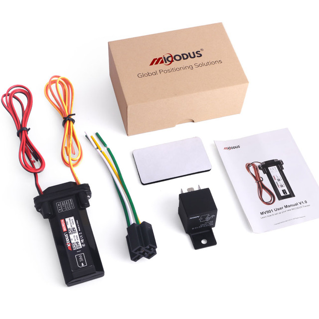 IP67 Waterproof Fleet Tracking Micodus MV901N Speed Alarm Motor Real Time Tracking Vehicle Gps Hardwired Car Tracker With Relay