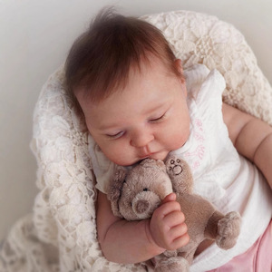 Muñeca Bebé Realista <span class=keywords><strong>de</strong></span> 49 cm, <span class=keywords><strong>Cuerpo</strong></span> <span class=keywords><strong>de</strong></span> Vinilo Suave y <span class=keywords><strong>Tela</strong></span>, 19 Pulgadas, Piel 3D Realista, Muñecas <span class=keywords><strong>Reborn</strong></span> para Niños, Juguete <span class=keywords><strong>de</strong></span> Regalo - Product Image 4