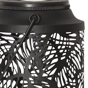 Lampe solaire LED 'Leafy' noire IP44 3000K blanc chaud, batterie incluse (482-66) - Product Image 4