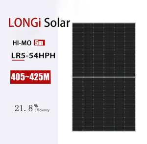 Panel <span class=keywords><strong>Solar</strong></span> Longi MO5m LR5-54HPH de 405~425M con Celdas de Media Corte para Proyectos Distribuidos, Excelente Rendimiento en Generación de Energía en Exteriores - Product Image 1