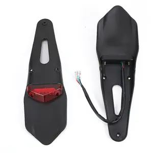 Motocross Vehicle Rear Fender Brake Taillights Modified LED Triangle Brake Taillights For Water Blocking Motorcycle Taillights
