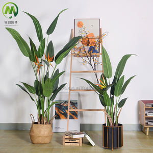 Plante artificielle d'oiseau de paradis en pot, réaliste, fausse <span class=keywords><strong>Strelitzia</strong></span> pour la décoration de la maison et des hôtels, vente en gros - Product Image 2
