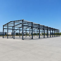 Entrepôt préfabriqué en structure métallique, bâtiment de stockage métallique durable, atelier industriel robuste en acier galvanisé à chaud