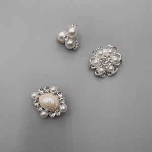 Jffb018 Cổ Điển Ưa Thích Pha Lê Thủy Tinh Baroque Flatback Rhinestone Nút Cho DIY Thủ Công Mỹ Nghệ Trang Trí Chỉnh Trang - Product Image 2