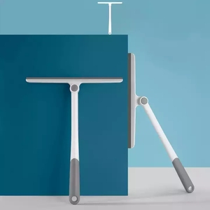 R1054 Household Cleaning Tools <b>Wipers</b> for Shower Doors Bathroom Window Car <b>Glass</b> 360 Degree Rotatable Window Squeegee - Product Image 6