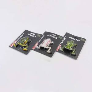 Selco 72g appâts de pêche <span class=keywords><strong>leurre</strong></span> grenouille <span class=keywords><strong>souple</strong></span> qui coule les cheveux arrête les accessoires pour poissons d'eau douce dans les rivières, les lacs et les ruisseaux - Product Image 3