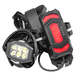 Nuit sécurité course gilet poitrine lumière haute visibilité équipement étanche 3 Modes marche vélo d'urgence rouge avertissement flash lumières - Product Image 1
