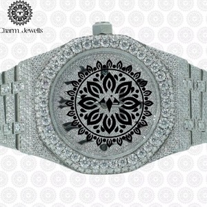 Montre-bracelet en diamant de fournisseur indien pour les fêtes, les événements, les mariages, élégante, tendance et disponible en collection cadeau au meilleur prix - Product Image 5