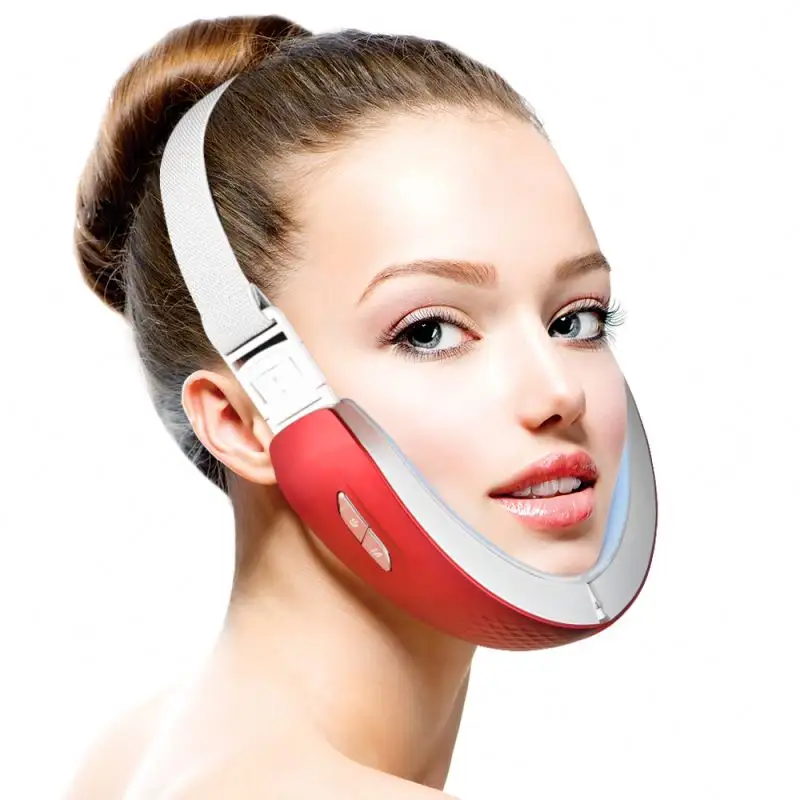 2023 New Reaching V Shape Face Lift Home Use Facial Lifting Device Beauty Instrument Portable Microcurrent Galvanic Machine