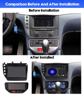 Maserati GranTurismo GT GC 2007-2017 Android GPS Navigasyon Cihazı 4G Mirror Link Çift Ekran Araç Stereo Android Auto Geri Görüş Kamerası