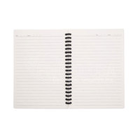 Sublimation rohling A5 Kunststoff Spiral gebundenes Loseblatt-Notizbuch