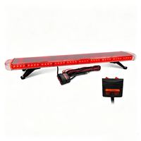 Barre lumineuse longue de 47 pouces à 88 LED, état neuf, lumière d'avertissement clignotante rouge, bleue, blanche et ambre pour voiture, camion, lumière de toit
